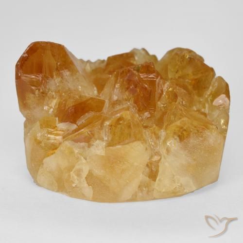 Druzy Citrine Gemstone in 20.2 x 16.2 mm Size for Sale, Druzy Citrine Stone in Honey Orange Color