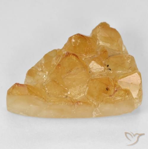 23,53 ct Druzy Citrin, 24,5 x 18 mm aus Uruguay, Photo A