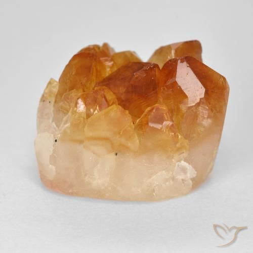 Druzy Citrine Gemstone in 17 x 14.4 mm Size for Sale, Druzy Citrine Stone in Orange Brown Color
