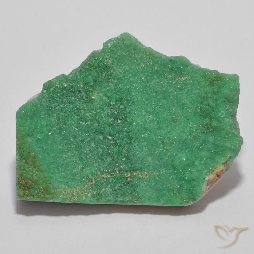 11.67 ct Odd Shaped Druzy Variscite, 26.7 x 20.3 mm From Australia, Photo A