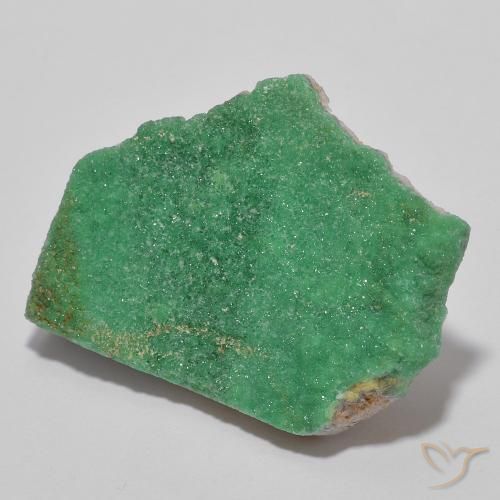 11.67 ct Green Druzy Variscite Stone, Natural Druzy Variscite in Fancy Crystal Cluster Shape for Sale