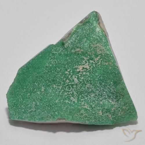 10,49 ct ungewöhnlich geformter Druzy Variscit, 23 x 22,1 mm aus Australien, Photo A