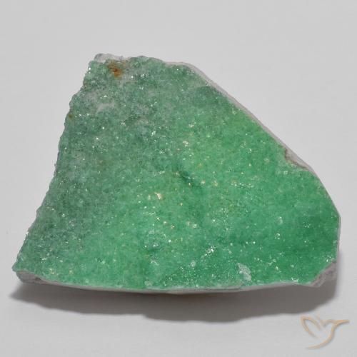 13,63 ct ungewöhnlich geformter Druzy Variscit, 24,4 x 19,9 mm aus Australien, Photo A