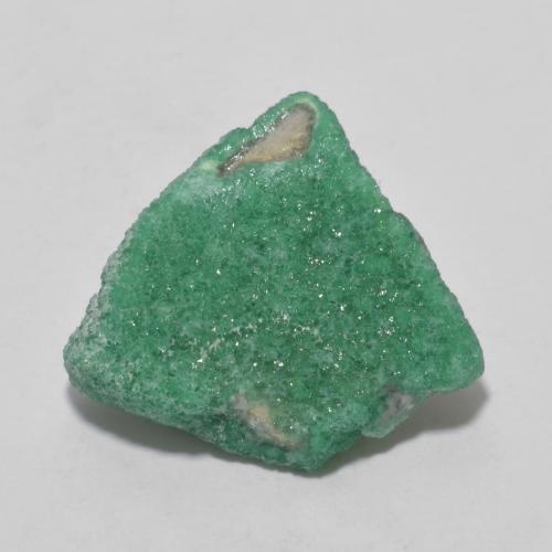 ١٧.٨ x ١٦.٢ مم druzy variscite أخضر فانسى من أستراليا ، الوزن ٨.٧٩ قير اط، حجر كريم طبيعي، نقاء غير شفاف ، قطعة واحدة druzy variscite - اللون أخضر ، صلابة موس ٤ - ٥, Photo A