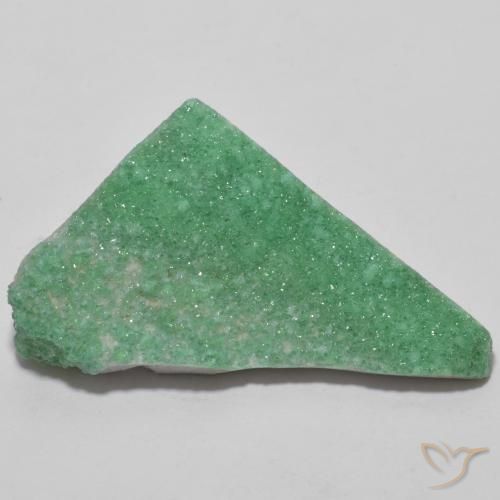 13.75 ct Odd Shaped Druzy Variscite, 31.6 x 17.9 mm From Australia, Photo A