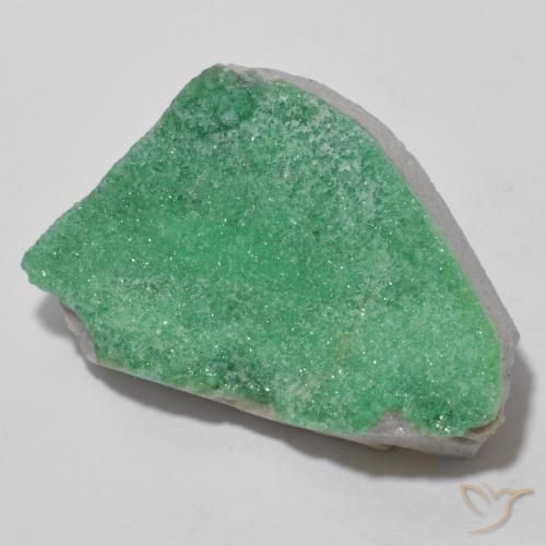12.31 ct Green Druzy Variscite Stone, Natural Druzy Variscite in Fancy Crystal Cluster Shape for Sale