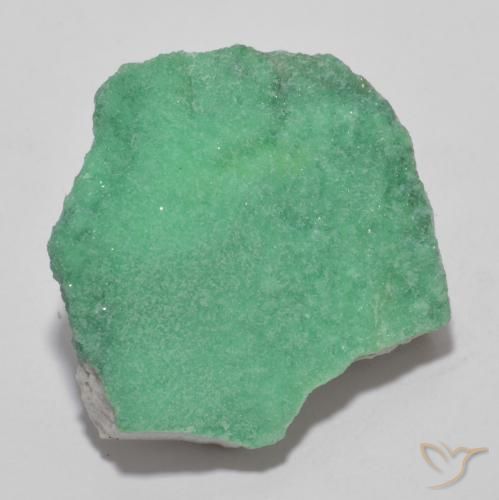 12.50 ct Green Druzy Variscite Stone, Natural Druzy Variscite in Fancy Crystal Cluster Shape for Sale