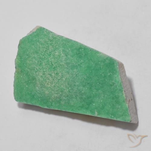 11.00 ct Green Druzy Variscite Stone, Natural Druzy Variscite in Fancy Crystal Cluster Shape for Sale