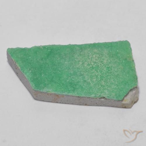Druzy Variscite Gemstone in 23.5 x 14.4 mm Size for Sale, Druzy Variscite Stone in Mint Green Color