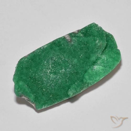16.68 ct Green Druzy Variscite Stone, Natural Druzy Variscite in Fancy Crystal Cluster Shape for Sale