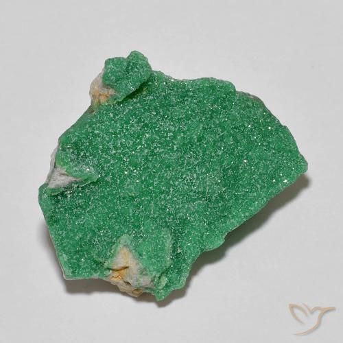 Variscite Druzy de forme étrange de 12,87 ct, 26 x 20,4 mm d'Argentine, Photo A