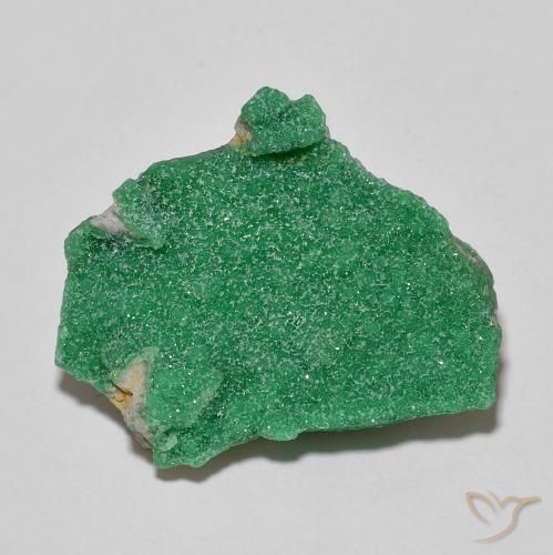 12.87 ct Green Druzy Variscite Stone, Natural Druzy Variscite in Fancy Crystal Cluster Shape for Sale