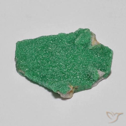 Druzy Variscite Gemstone in 27 x 20 mm (calibrated) Size for Sale, Druzy Variscite Stone in Medium Green Color