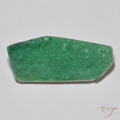 Variscite Druzy de forme étrange de 16 ct, 35,3 x 15,4 mm d'Argentine, Photo A