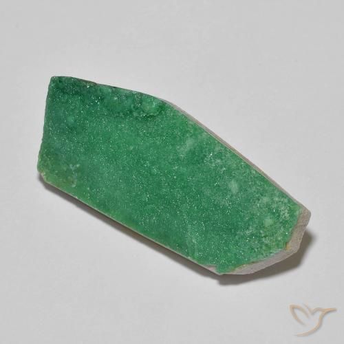 16.00 ct Green Druzy Variscite Stone, Natural Druzy Variscite in Fancy Crystal Cluster Shape for Sale