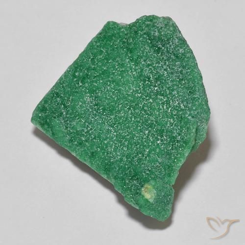 17.25 ct Green Druzy Variscite Stone, Natural Druzy Variscite in Fancy Crystal Cluster Shape for Sale
