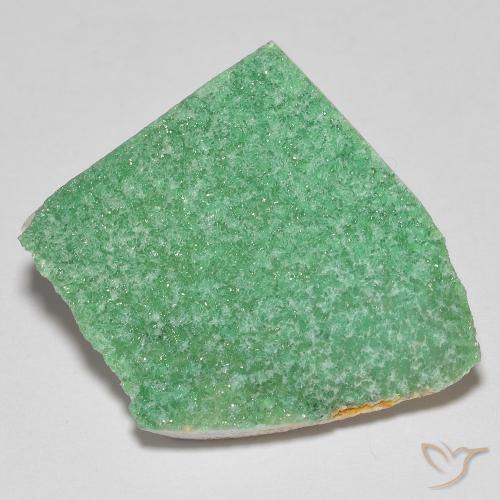 Variscite Druzy de forme étrange de 12,22 ct, 23,2 x 21,2 mm d'Argentine, Photo A