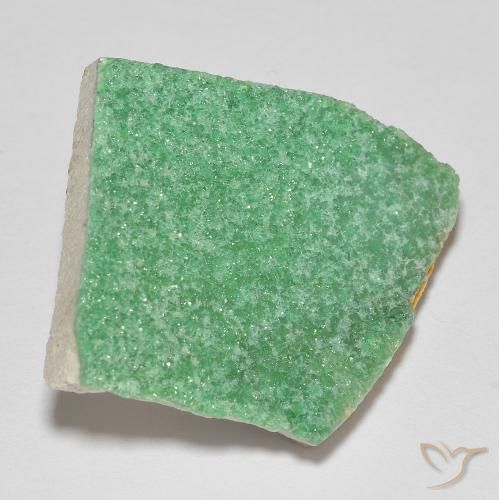 12.22 ct Green Druzy Variscite Stone, Natural Druzy Variscite in Fancy Crystal Cluster Shape for Sale