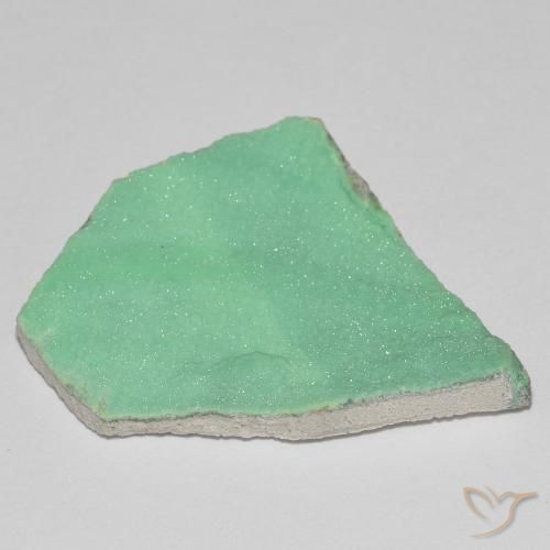 Druzy Variscite Gemstone in 27.5 x 25.5 mm Size for Sale, Druzy Variscite Stone in Light Green Color