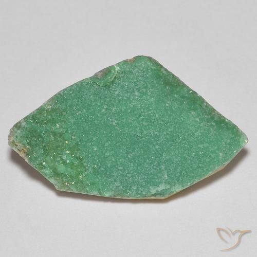 Variscite Druzy de forme étrange de 6,44 ct, 24,5 x 14,6 mm d'Argentine, Photo A
