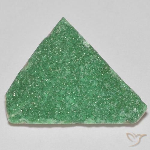 8.36 ct Odd Shaped Druzy Variscite, 21.3 x 19.7 mm From Argentina, Photo A