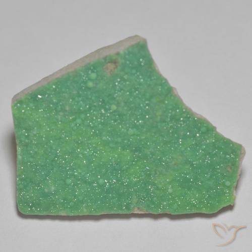 16.92ct Natural Light Green Druzy Variscite, Fancy, Opaque