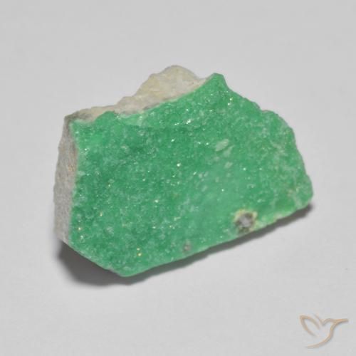 5.6 ct Odd Shaped Druzy Variscite, 16.7 x 12 mm From China, Photo A