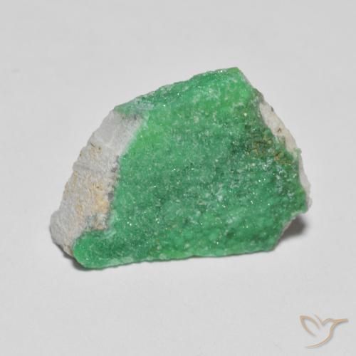 5.57 ct Odd Shaped Druzy Variscite, 17.6 x 14 mm From China, Photo A
