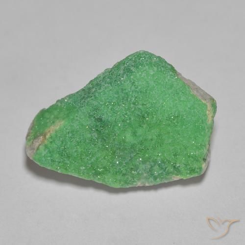 5.57ct Natural Medium Green Druzy Variscite, Fancy, Opaque