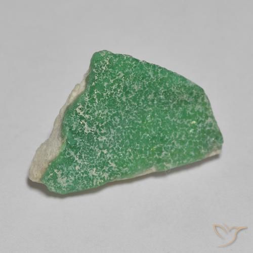 4.24 ct Green Druzy Variscite Stone, Natural Druzy Variscite in Fancy Crystal Cluster Shape for Sale
