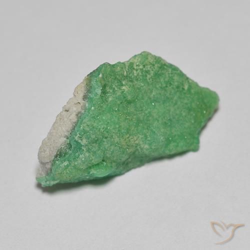 4.43 ct Green Druzy Variscite Stone, Natural Druzy Variscite in Fancy Crystal Cluster Shape for Sale