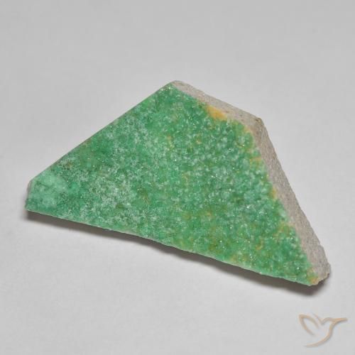17.22ct Natural Medium Green Druzy Variscite, Fancy, Opaque