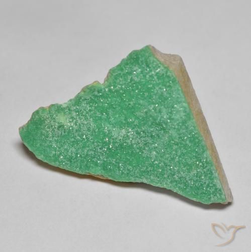 11.23ct Natural Medium Green Druzy Variscite, Fancy, Opaque