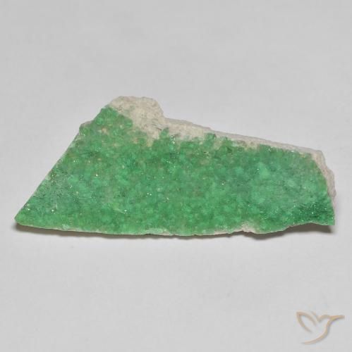 6.91ct Natural Deep Fern Green Druzy Variscite, Fancy, Opaque