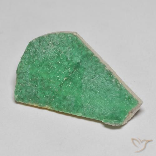9,16 ct Odd Shaped Druzy Variscite, 25,7 x 18,6 mm De Chine, Photo A