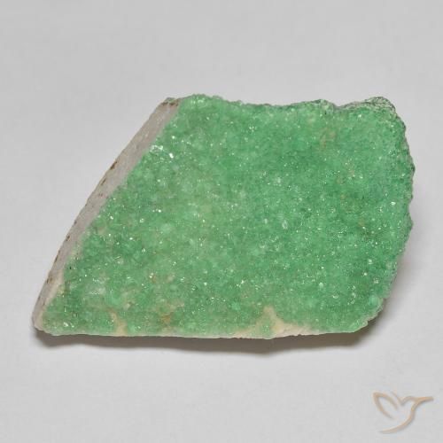 18,05 ct Odd Shaped Druzy Variscite, 26,5 x 17,4 mm De Chine, Photo A
