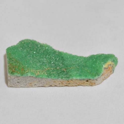 Druzy Variscite Gemstone in 26.7 x 15.6 mm Size for Sale, Druzy Variscite Stone in Deep Fern Green Color