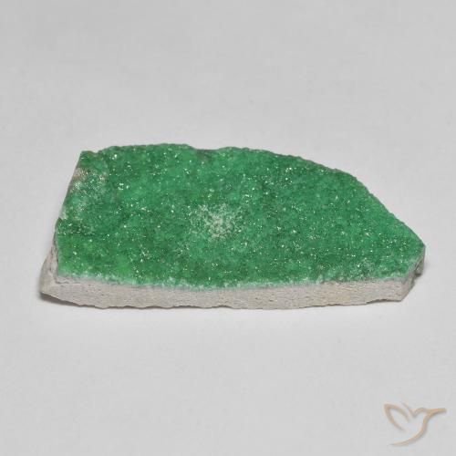 Druzy Variscite Gemstone in 23 x 14.8 mm Size for Sale, Druzy Variscite Stone in Mint Green Color