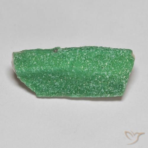 6.29 ct Green Druzy Variscite Gemstone, Druzy Variscite Gem in Fancy Crystal Cluster Shape for Sale.