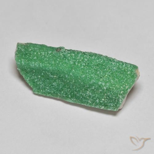 6.29 ct Green Druzy Variscite Stone, Natural Druzy Variscite in Fancy Crystal Cluster Shape for Sale
