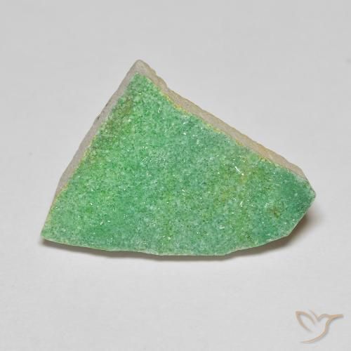 11,36 ct Odd Shaped Druzy Variscite, 22,4 x 19,6 mm De Chine, Photo A