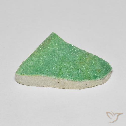 Druzy Variscite Gemstone in 22.4 x 19.6 mm Size for Sale, Druzy Variscite Stone in Light Green Color