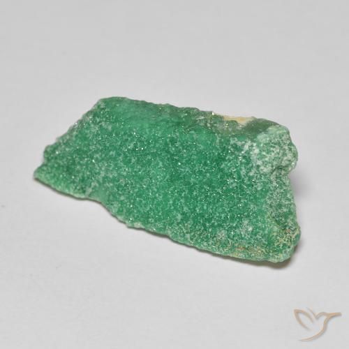 8.79 ct Green Druzy Variscite Stone, Natural Druzy Variscite in Fancy Crystal Cluster Shape for Sale