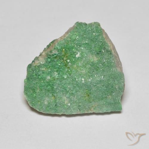 8.12ct Natural Pale Yellowish Green Druzy Variscite, Fancy, Opaque