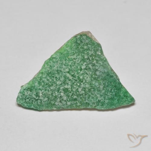 7.45 ct Green Druzy Variscite Stone, Natural Druzy Variscite in Fancy Crystal Cluster Shape for Sale