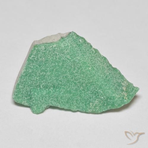 9.01ct Natural Medium Green Druzy Variscite, Fancy, Opaque