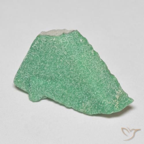 9.01 ct Green Druzy Variscite Stone, Natural Druzy Variscite in Fancy Crystal Cluster Shape for Sale
