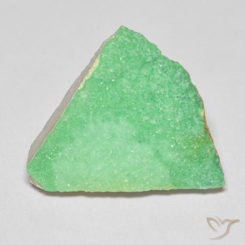 7.84 ct Odd Shaped Druzy Variscite, 20 x 19.4 mm From China, Photo A