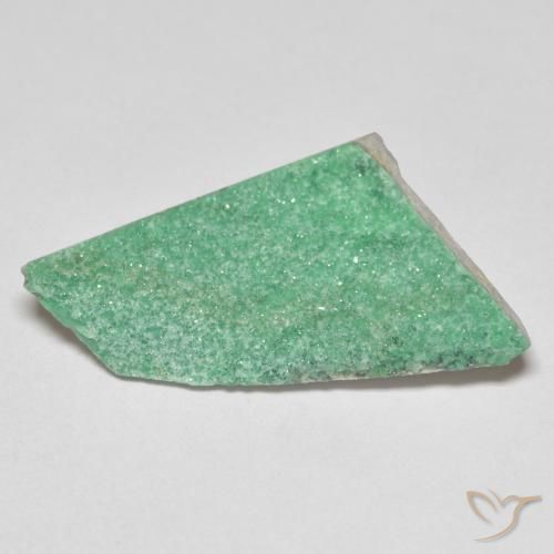 8,04 ct Odd Shaped Druzy Variscite, 26,9 x 13,5 mm De Chine, Photo A