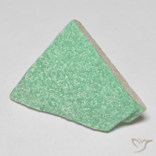 10.90 ct Green Druzy Variscite Stone, Natural Druzy Variscite in Fancy Crystal Cluster Shape for Sale